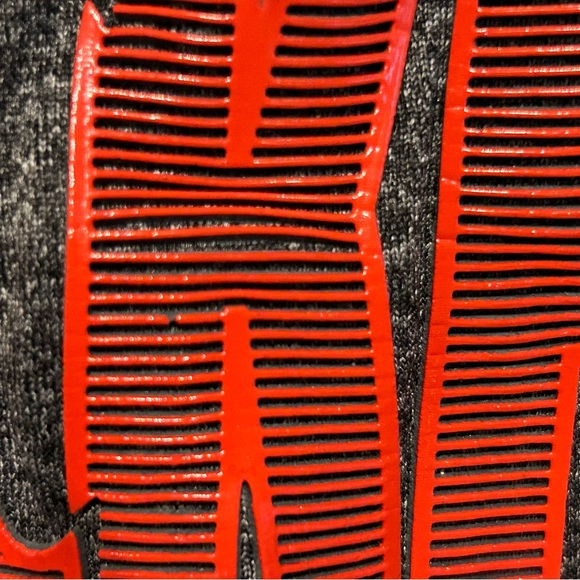 Chicago Blackhawks Officially Licensed NHL Gray Short Sleeve XL Textured Logo - Picture 15 of 15